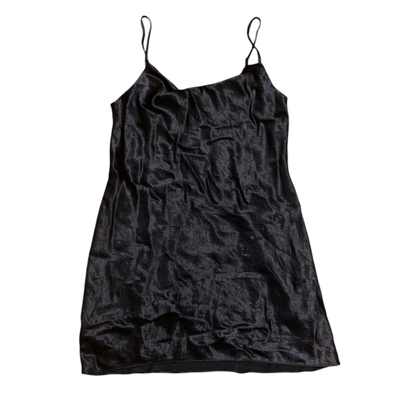 Aritzia Babaton Model Mini Dress Silk Navy - Picture 4 of 6